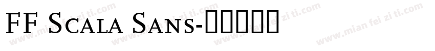 FF Scala Sans字体转换